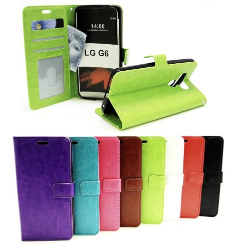 billigamobilskydd.se Crazy Horse Lompakko LG G6 (H870)