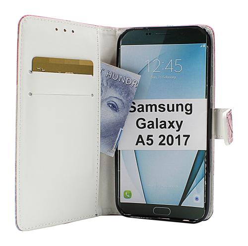 billigamobilskydd.se Kuviolompakko Samsung Galaxy A5 2017 (A520F)