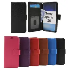 Coverin New Jalusta Lompakkokotelo Sony Xperia Z5 (E6653)