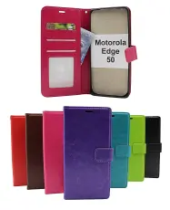 billigamobilskydd.se Crazy Horse Motorola Edge 50 Puhelimen Kuoret
