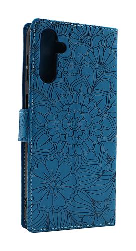 billigamobilskydd.se Flower Standcase Wallet Samsung Galaxy A14 4G / 5G