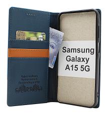 Coverin Samsung Galaxy A15 5G Premium Lompakkokotelo Slim