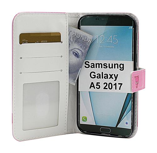 billigamobilskydd.se Kuviolompakko Samsung Galaxy A5 2017 (A520F)