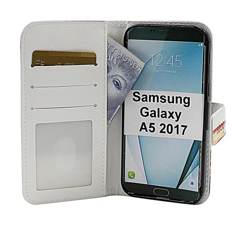 billigamobilskydd.se Kuviolompakko Samsung Galaxy A5 2017 (A520F)