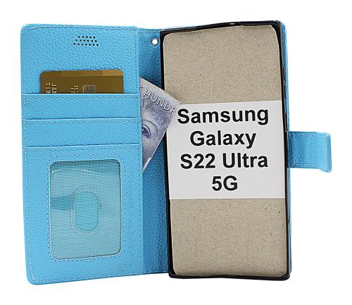 billigamobilskydd.se New Jalusta Lompakkokotelo Samsung Galaxy S22 Ultra 5G