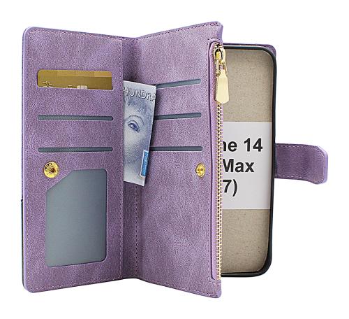 billigamobilskydd.se XL Standcase Luksuskotelo puhelimeen iPhone 14 Pro Max (6.7)