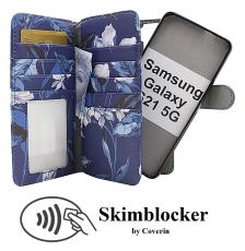 Coverin Skimblocker XL Magnet Designwallet Samsung Galaxy S21 5G (G991B)