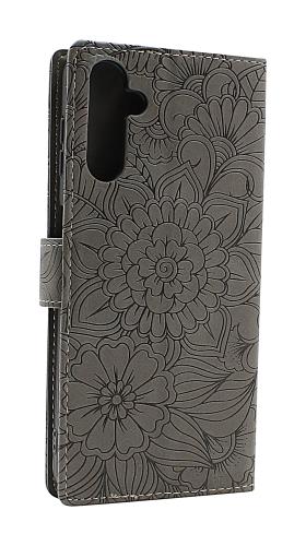 billigamobilskydd.se Flower Standcase Wallet Samsung Galaxy A14 4G / 5G