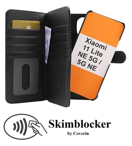 Coverin Skimblocker XL Magnet Wallet Xiaomi 11 Lite NE 5G / 11 Lite 5G NE