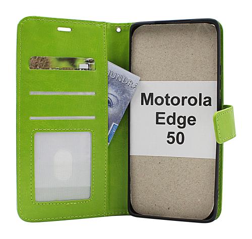 billigamobilskydd.se Crazy Horse Motorola Edge 50 Puhelimen Kuoret