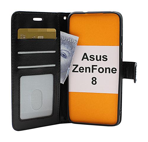 billigamobilskydd.se Crazy Horse Lompakko Asus ZenFone 8 (ZS590KS)