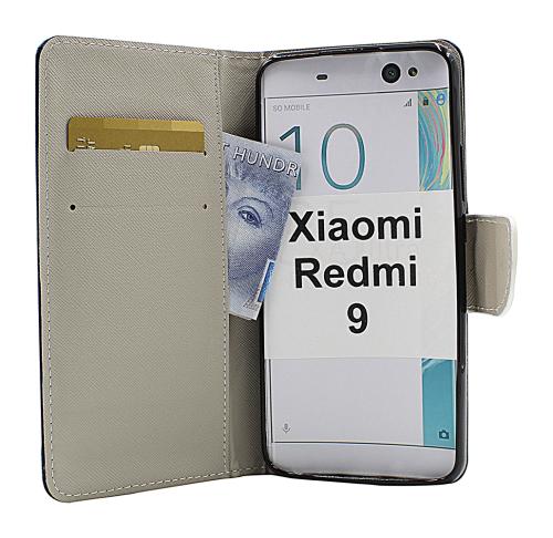 billigamobilskydd.se Kuviolompakko Xiaomi Redmi 9