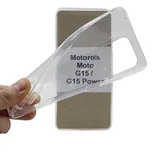 billigamobilskydd.se Ultra Thin TPU Kotelo Motorola Moto G15 / G15 Power