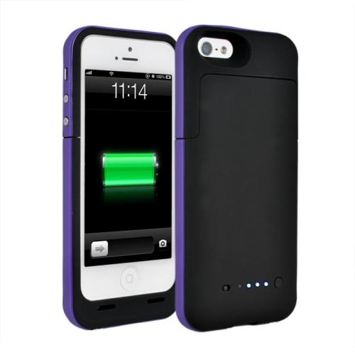 billigamobilskydd.se Ulkoinen akku-suojakuori/Battery Case iPhone5/5s:lle