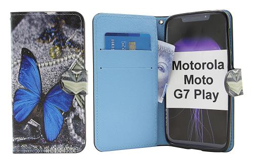 billigamobilskydd.se Kuviolompakko Motorola Moto G7 Play