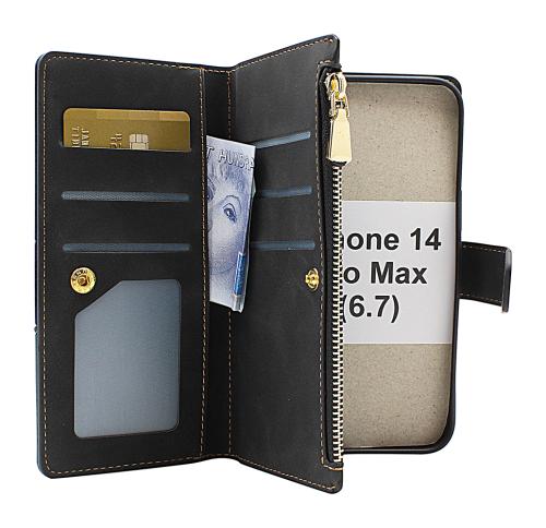 billigamobilskydd.se XL Standcase Luksuskotelo puhelimeen iPhone 14 Pro Max (6.7)