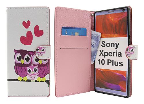 billigamobilskydd.se Kuviolompakko Sony Xperia 10 Plus