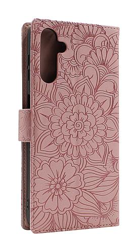 billigamobilskydd.se Flower Standcase Wallet Samsung Galaxy A14 4G / 5G