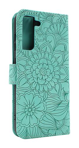 billigamobilskydd.se Flower Standcase Wallet Samsung Galaxy S21 FE 5G (SM-G990B)