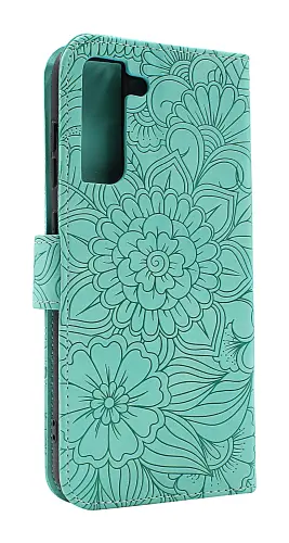 billigamobilskydd.se Flower Standcase Wallet Samsung Galaxy S21 FE 5G (SM-G990B)