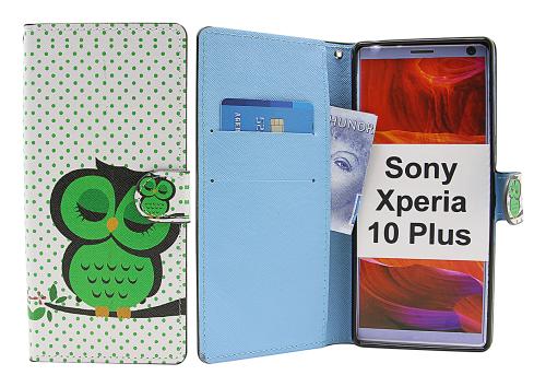 billigamobilskydd.se Kuviolompakko Sony Xperia 10 Plus