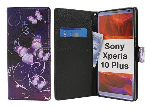 billigamobilskydd.se Kuviolompakko Sony Xperia 10 Plus