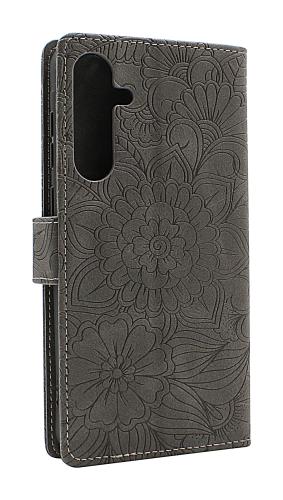 billigamobilskydd.se Flower Standcase Wallet Samsung Galaxy A55 5G