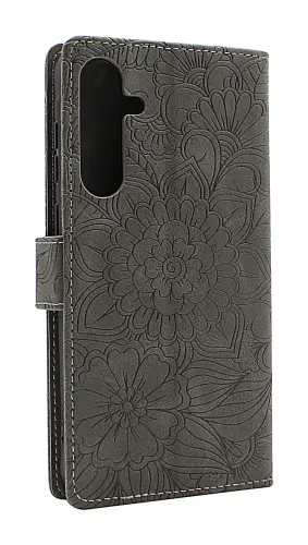 billigamobilskydd.se Flower Standcase Wallet Samsung Galaxy A55 5G