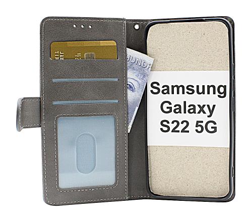 billigamobilskydd.se Zipper Standcase Wallet Samsung Galaxy S22 5G