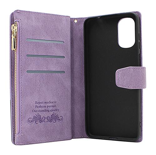 billigamobilskydd.se XL Standcase Luksuskotelo puhelimeen Motorola Moto E32s