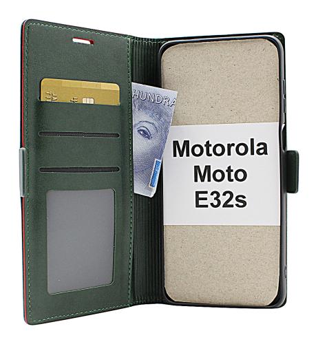 Luksuskotelo Standcase Wallet Motorola Moto E32s