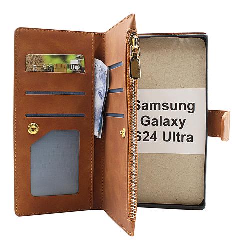 billigamobilskydd.se XL Standcase Luksuskotelo puhelimeen Samsung Galaxy S24 Ultra 5G (SM-S928B/DS)
