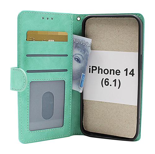 billigamobilskydd.se Zipper Standcase Wallet iPhone 14 (6.1)