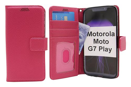 Coverin New Jalusta Lompakkokotelo Motorola Moto G7 Play