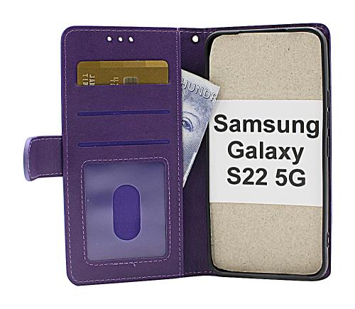 billigamobilskydd.se Zipper Standcase Wallet Samsung Galaxy S22 5G