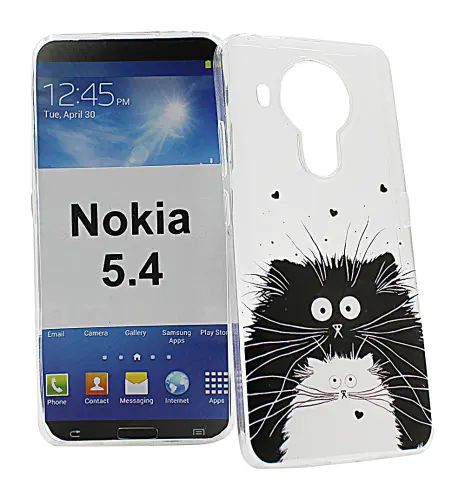 billigamobilskydd.se TPU-Designkotelo Nokia 5.4