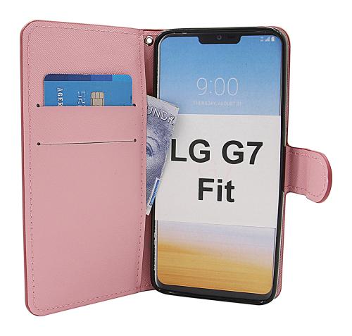 billigamobilskydd.se Kuviolompakko LG G7 Fit (LMQ850)