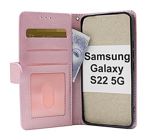 billigamobilskydd.se Zipper Standcase Wallet Samsung Galaxy S22 5G
