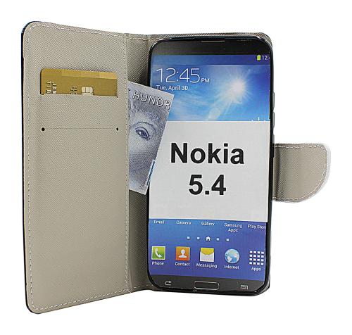 Coverin Kuviolompakko Nokia 5.4