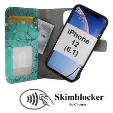 Coverin Skimblocker Design Magneettilompakko iPhone 12 (6.1)