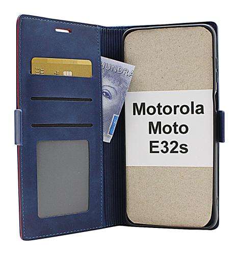 Luksuskotelo Standcase Wallet Motorola Moto E32s