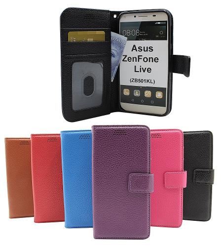 billigamobilskydd.se New Jalusta Lompakkokotelo Asus ZenFone Live (ZB501KL)