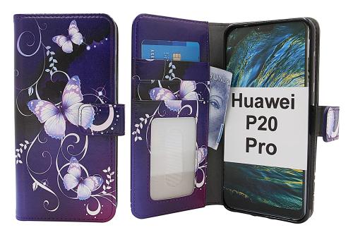 Coverin Skimblocker Design Magneettilompakko Huawei P20 Pro (CLT-L29)