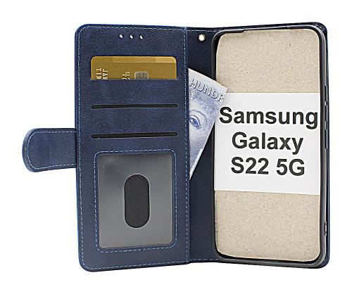 billigamobilskydd.se Zipper Standcase Wallet Samsung Galaxy S22 5G