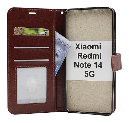 billigamobilskydd.se Crazy Horse Xiaomi Redmi Note 14 5G Puhelimen Kuoret