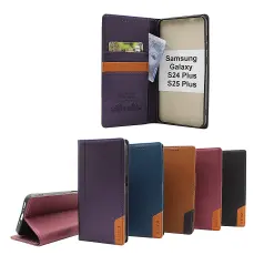 billigamobilskydd.se Samsung Galaxy S24+ / S25+ Premium Lompakkokotelo Slim