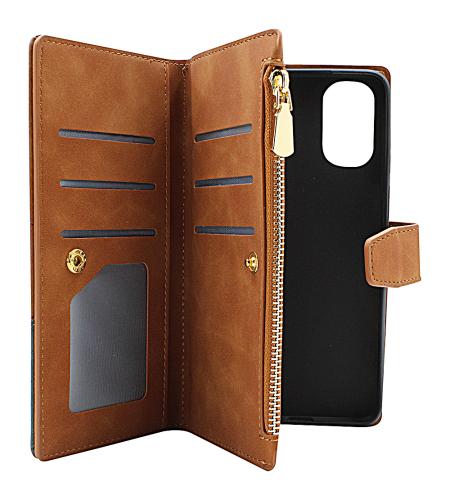 billigamobilskydd.se XL Standcase Luksuskotelo puhelimeen Motorola Moto G22