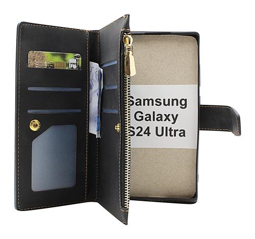 billigamobilskydd.se XL Standcase Luksuskotelo puhelimeen Samsung Galaxy S24 Ultra 5G (SM-S928B/DS)