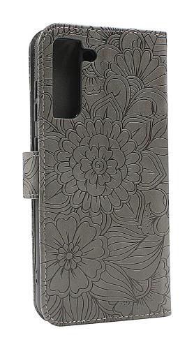 billigamobilskydd.se Flower Standcase Wallet Samsung Galaxy S21 FE 5G (SM-G990B)