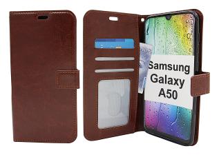 billigamobilskydd.se Crazy Horse Lompakko Samsung Galaxy A50 (A505FN/DS)
